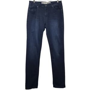 Barbell Apparel Jeans Men's Size 32 Slim Leg Blue Med-Dark Wash w/ *Flaw